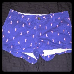 Lobster print shorts